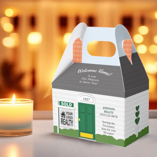 ウェルカムホーム木製のリアルタロゴグリーンドア フェイバーボックス