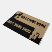 ウェルカムホーム来ホームセーフエレクトリシャン ドアマット (アングル)