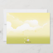 ウェルカムホーム秋招待状 招待状 (裏面)