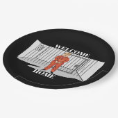 ウェルカムホーム紙プレート ペーパープレート (アングル)