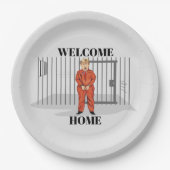ウェルカムホーム紙プレート ペーパープレート (正面)