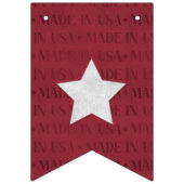 ウェルカムホーム軍隊バンティングバナー バンティングフラッグ (第1の旗)