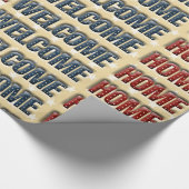 ウェルカムホーム軍隊 ラッピングペーパー (角)