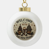 ウェルカムホーム2024 セラミックボールオーナメント (正面)