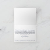 「ウェルカムホーム」エステート実在ククライアント サンキューカード (内部)