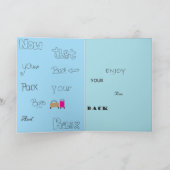 ウェルカムホーム カード (内部)