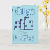 ウェルカムホーム カード (黄色い花)