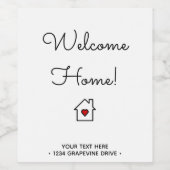 ウェルカムホーム 不動産 オープンハウス バイヤー クロージング ワインラベル (シングルラベル)