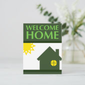 ウェルカムホーム（図形） ポストカード (スタンド正面)