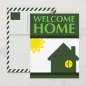 ウェルカムホーム（図形） ポストカード (正面/裏面)