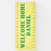 ウェルカムホーム 横断幕 (縦)