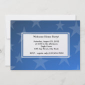 ウェルカムホーム/軍隊 招待状 (裏面)