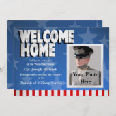ウェルカムホーム/軍隊 招待状 (正面/裏面)