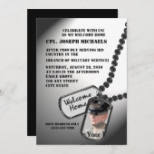 ウェルカムホーム/軍隊 招待状 (正面/裏面)