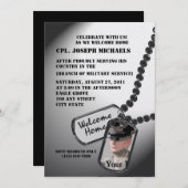 ウェルカムホーム/軍隊 招待状 (正面/裏面)