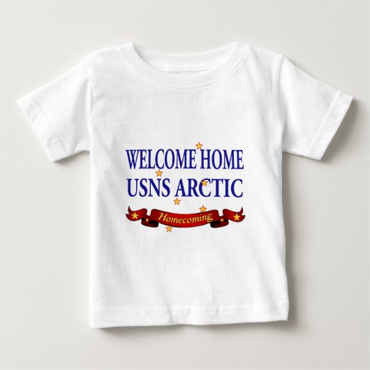 ウェルカムホームUSNS北極圏 ベビーTシャツ (正面)