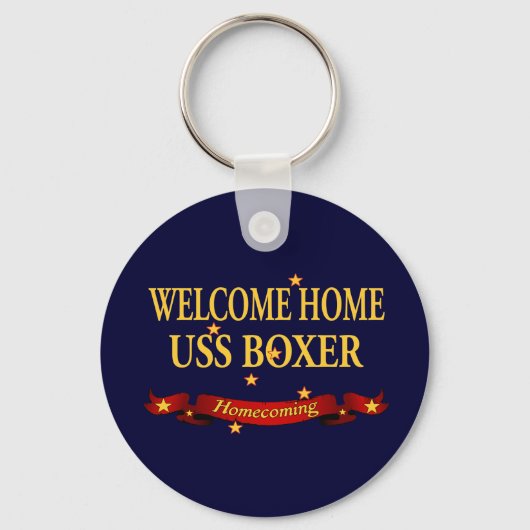 ウェルカムホームUSSボクサー キーホルダー (正面)