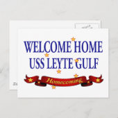 ウェルカムホームUSSレイテガルフ ポストカード (正面/裏面)