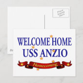 ウェルカムホームUSS Anzio ポストカード (正面/裏面)