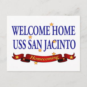 ウェルカムホームUSS San Jacinto ポストカード