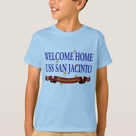 ウェルカムホームUSS San Jacinto Tシャツ (正面)
