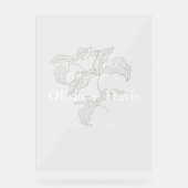 ウェルカムボードアクリル アクリルサイン (正面)