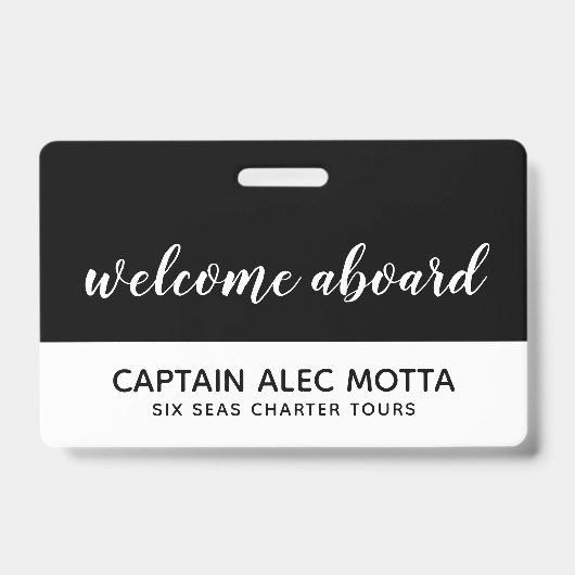 ウェルカムボードスクリプト バッジ (正面)