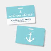 ウェルカムボードスクリプト バッジ (正面＆裏面)