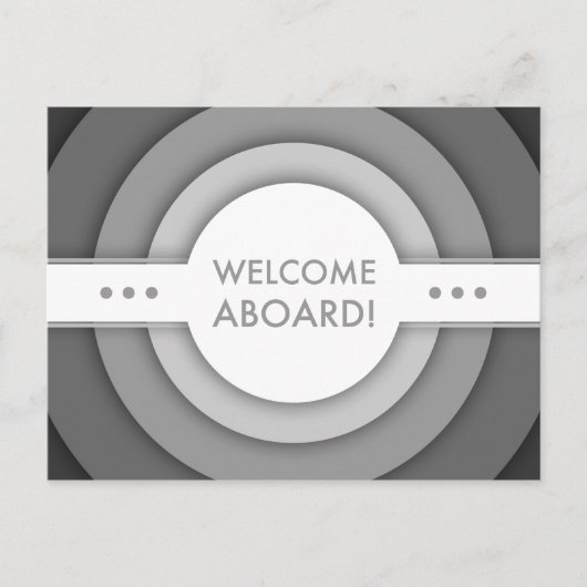 ウェルカムボード(レトロ) ポストカード (正面)