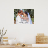 ウェルカムボード 結婚式 写真 ポスター (キッチン)