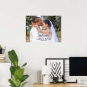 ウェルカムボード 結婚式 写真 ポスター (ホームオフィス)
