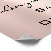 ウェルカムポスターバラドリップベビーシャワーガールボーイ ポスター (角)