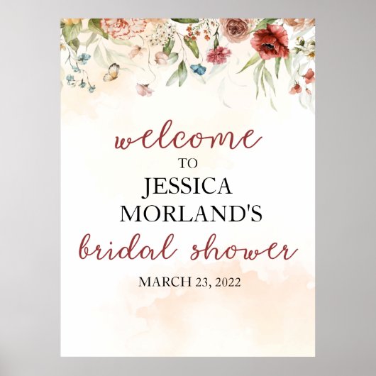 ウェルカムポスター 結婚前のお祝い, ウェルカムポスター ポスター (正面)