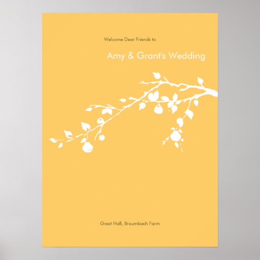 ウェルカムポスタ素晴らしー – A Pear ポスター (正面)