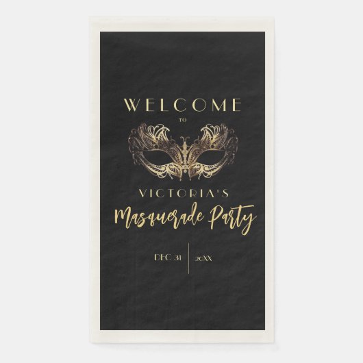 ウェルカムマスカレード誕生日パーティーブボード (正面)