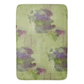 ウェルカムマッエレガントトピノノワールヴィンヤードブドウ バスマット (正面縦)