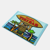 ウェルカムマットティキバー ドアマット (アングル)