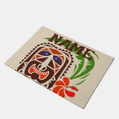 ウェルカムマット、ティキバー.編集文字形式 ドアマット (アングル)