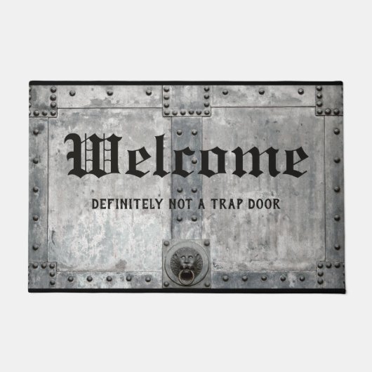 ウェルカムマット – 決して罠の扉ではない ドアマット (正面)