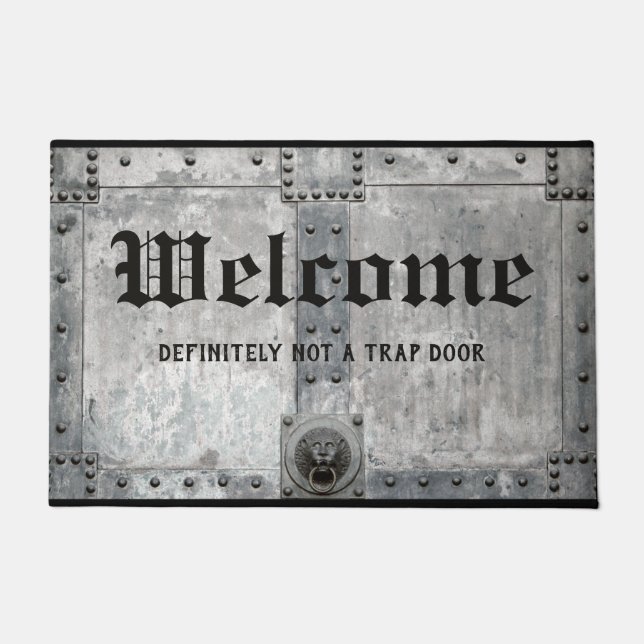 ウェルカムマット – 決して罠の扉ではない ドアマット (正面)
