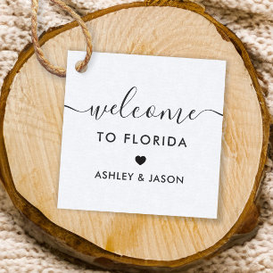 ウェルカムラベル結婚、のウェルカムバッグギフトラベル、クラフト フェイバータグ