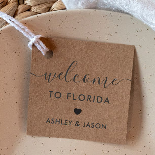 ウェルカムラベル結婚、のウェルカムバッグギフトラベル、クラフト フェイバータグ
