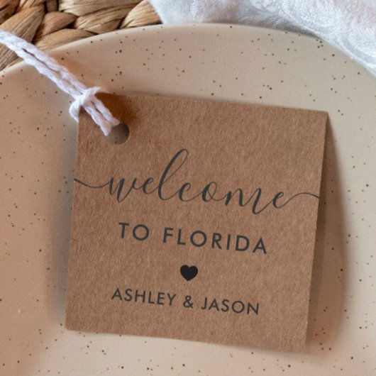 ウェルカムラベル結婚、のウェルカムバッグギフトラベル、クラフト フェイバータグ