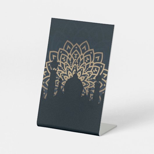 ウェルカムラマダン 台座サイン (正面)