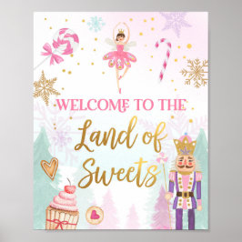 ウェルカムランド・オブ・スイーツくるみ割りカーバレリーナ ポスター
