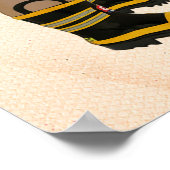 ウェルカムリトルオウム消防士ベビーシャワーポスター ポスター (角)