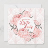 ウェルカムリトルレディ赤面ピンク牡丹 (正面)