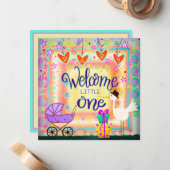 ウェルカムリトルワンカワイトストーカーユニセックス ノートカード (正面/裏面インサイチュ)