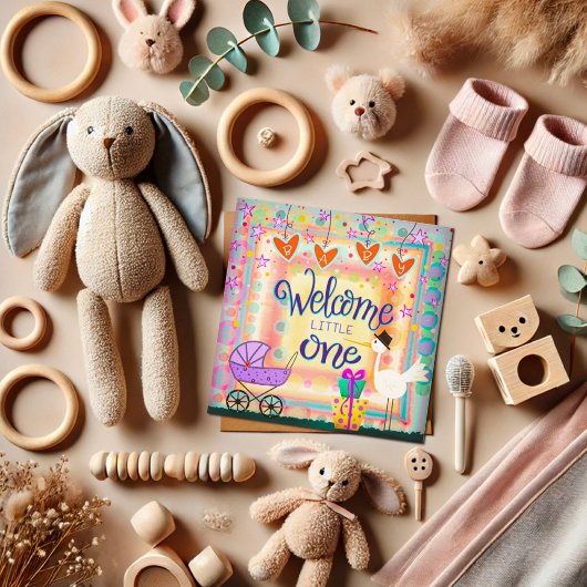 ウェルカムリトルワンカワイトストーカーユニセックス ノートカード