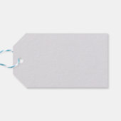 ウェルカムリトルワンギフトラベル{ライトブルーとグレー} ギフトタグ (裏面横)